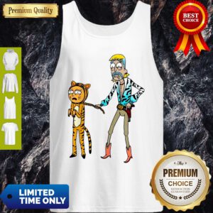 Rick And Morty Joe Exotic Tiger King Tank Top