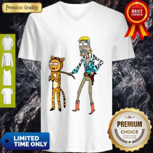 Rick And Morty Joe Exotic Tiger King V-neck