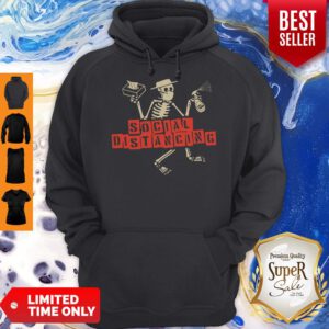 Skeleton Social Distancing Coronavirus Hoodie