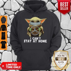 Star Wars Baby Yoda Mask Hug Mercedes I Can’t Stay At Home Hoodie