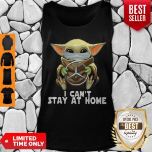 Star Wars Baby Yoda Mask Hug Mercedes I Can’t Stay At Home Tank Top