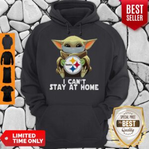 Star Wars Baby Yoda Mask Hug Pittsburgh Steelers I Can’t Stay At Home Hoodie