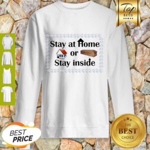 Stay At Home Or Stay Inside Coffin Sweatshirt