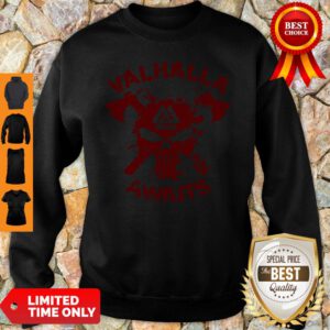 Awesome Skull Valhalla Awaits Sweatshirt