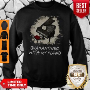 Awesome Quarantined With My Piano Sweatshirt