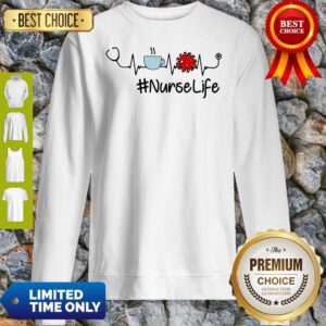 Awesome Nurse Life Heart Beat Covid19 Sweatshirt