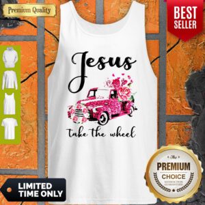 Nice Leopard Pink Truck Jesus Take The Wheel Tank Top