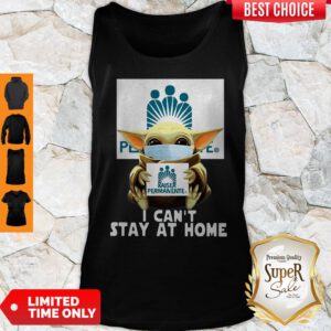 Baby Yoda Mask Kaiser Permanente I Can’t Stay At Home Coronavirus Tank Top