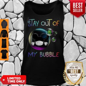 Official Mickey Mouse Stay Out Of My Bubble Coronavirus Tank Top