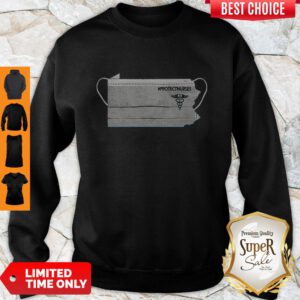 Top Pennsylvania Face Mask Protect Nurses Sweatshirt