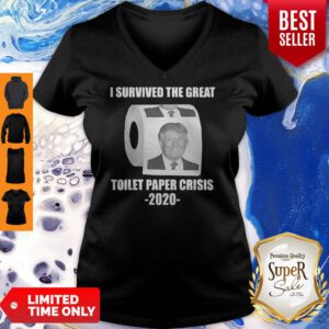 Trump I Survived The Great Toilet Paper V-neck