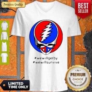 Top Grateful Dead Touch Of Grey Mashup Coronavirus V-neck