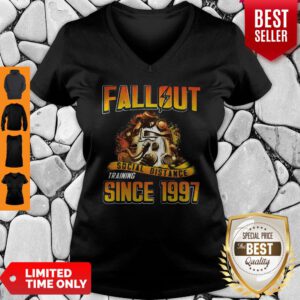 Top Fallout Social Distance Training Since 1997 V-neck