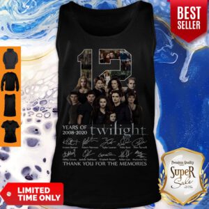 12 Years Of 2008 2020 Twilight Thank You For The Memories Signatures Tank Top