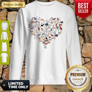 Awesome Cats In The Heart Sweatshirt