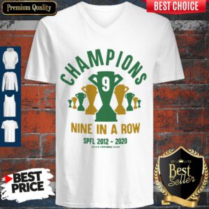 Awesome Celtic 9 In A Row V-neck