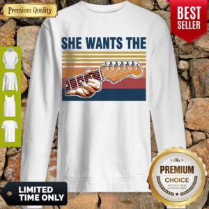 Awesome Guitar She Wants The Vintage Sweatshirt