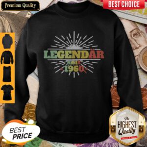 Awesome Legendr Seit 1960 60 Sweatshirt