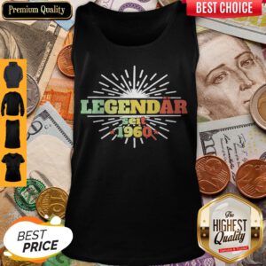 Awesome Legendr Seit 1960 60 Tank Top