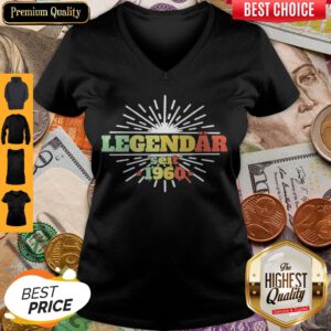 Awesome Legendr Seit 1960 60 V-neck