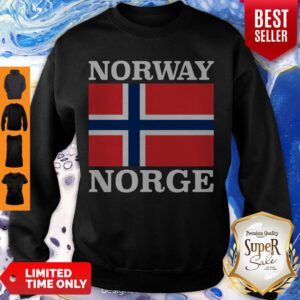 Awesome Norway Norge Flag Sweatshirt
