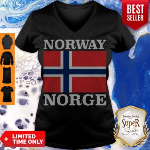 Awesome Norway Norge Flag V-neck
