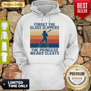 Baseball Forget The Glass Slippers This Princess Wears Cleats Vintage Hoodie