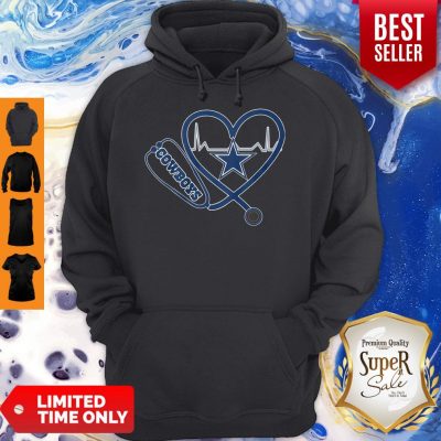 Funny Dallas Cowboys Nurse Heartbeat Hoodie