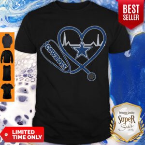 Funny Dallas Cowboys Nurse Heartbeat Shirt