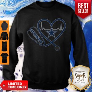 Funny Dallas Cowboys Nurse Heartbeat Sweatshirt
