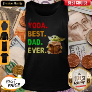 Funny Yoda Best Dad Ever Tank Top