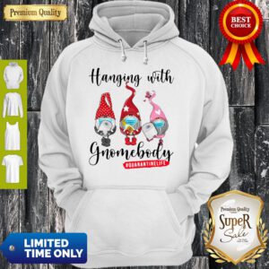 Hanging With Gnomebody Mask Toilet Paper Quarantinelife Hoodie