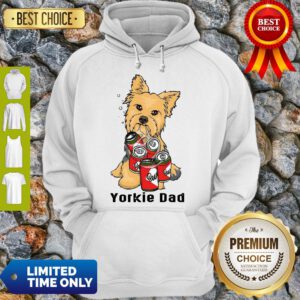 Premium Yorkshire Yorkie Dad Beer Beer Hoodie