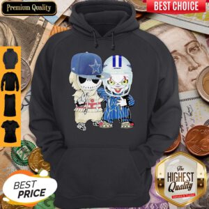 Jack Skellington And Joker Player Dallas Cowboys Football Hoodie