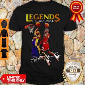 Legends The Last Dance Kobe Bryant And Michael Jordan Play Basketball Signatures Shirt