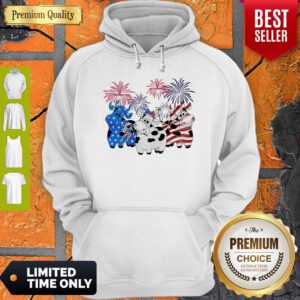 Nice Cows Happy American Independence Day Hoodie