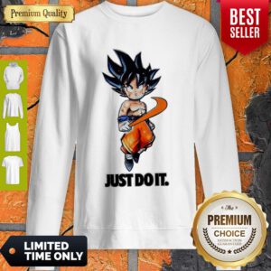 Nice Nike Songoku Just Do It Sweatshirt