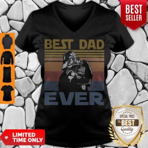 Nice Star Wars Darth Vader Best Dad Ever Vintage V-neck