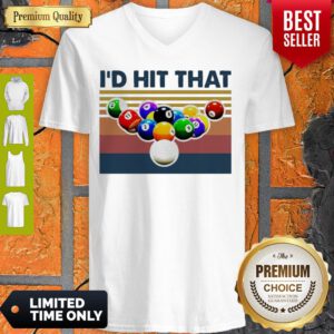 Official Bi-A I’d Hit That Vintage V-neck