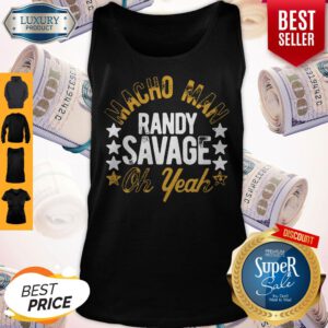 Official Black Macho Man Randy Savage Oh Yeah Tank Top
