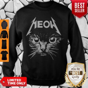 Official Great Metallica Meowtalica Black Cat Sweatshirt