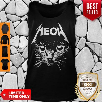 Official Great Metallica Meowtalica Black Cat Tank Top