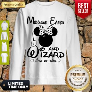 Official Mouse Ears And Wizard Kind Of Girl Sweatshirt