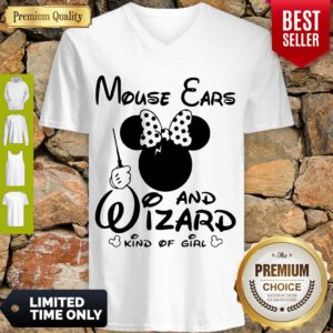Official Mouse Ears And Wizard Kind Of Girl V-neck