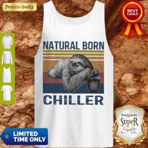 Official Sloth Natural Born Chiller Vintage Tank Top
