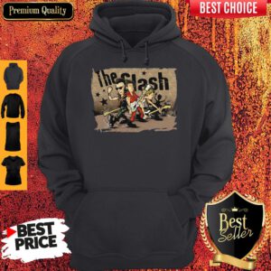 Official The Clash Band Cartoon Hoodie