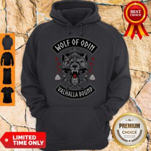 Official Wolf Of Odin Valhalla Bound Hoodie