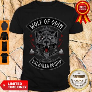 Official Wolf Of Odin Valhalla Bound Shirt