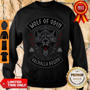Official Wolf Of Odin Valhalla Bound Sweatshirt