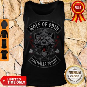 Official Wolf Of Odin Valhalla Bound Tank Top